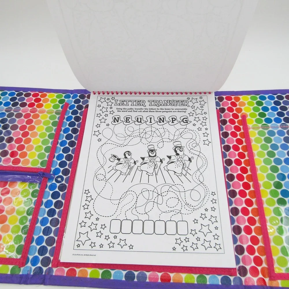Lisa Frank tri fold